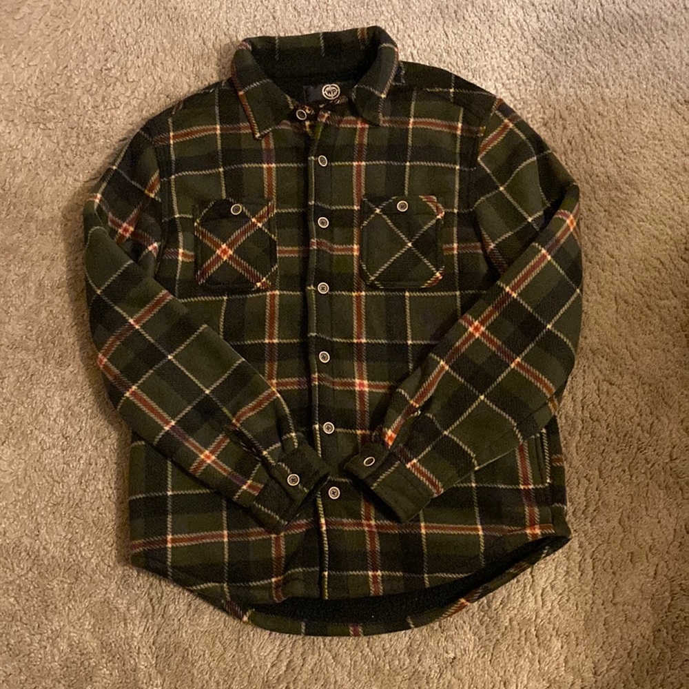 Men’s Size Medium Fleece Lined Shirt Jacket New without Tags
